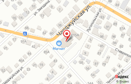 Сеть супермаркетов Магнит в Ворошиловском районе на карте