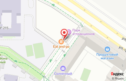 Пляжный волейбол в Солнечном на карте