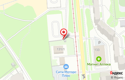 Автостоянка в Новосибирске на карте