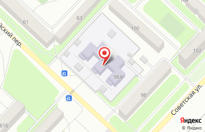 Детский сад №16 на Советской улице на карте