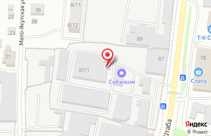 Оптовая фирма СибЭлКом на улице Рабочего Штаба на карте