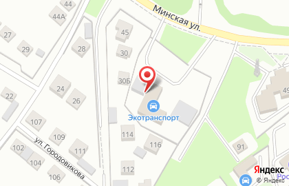 ООО Теплосервис на Минской улице на карте