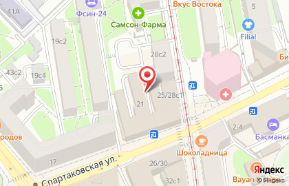 Интернет-магазин Wepro на Спартаковской улице на карте
