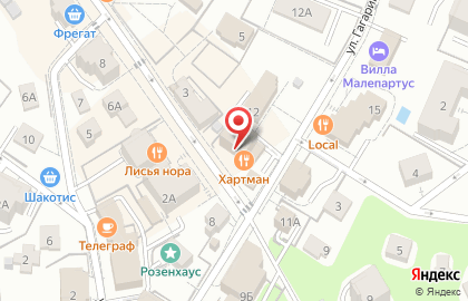 Отель Хартман на карте