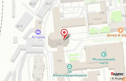 Библиотека, Красноярская железная дорога на карте