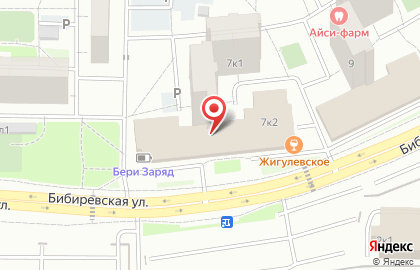 Спортбар Жигулевское в Бибирево на карте