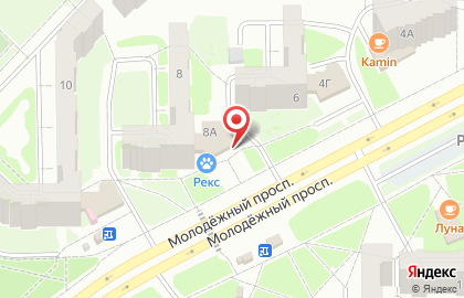 Продовольственный супермаркет Мария-Ра на Молодёжном проспекте на карте