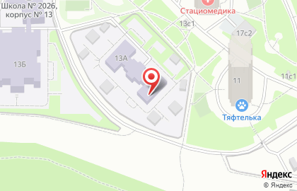 Школа №2026 с дошкольным отделением на Лухмановской улице, 13а на карте