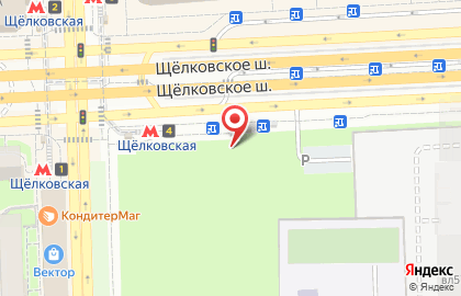 Продуктовый магазин в Москве на карте