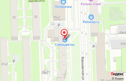 Торгово-сервисная компания Евролайн на Варшавской улице на карте