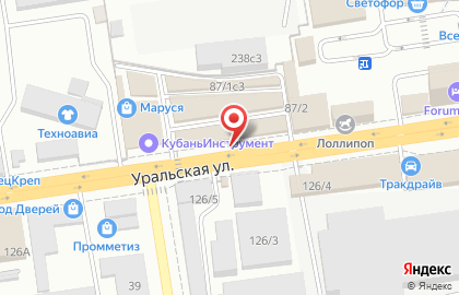 Магазин электротехники ЮгКабель в Карасунском районе на карте