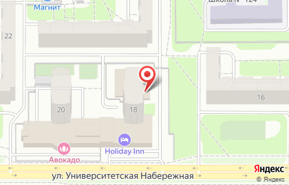 Holiday Inn Челябинск на карте