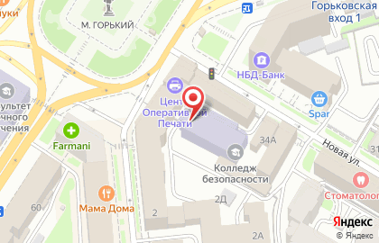 Национальный исследовательский университет Высшая школа экономики в Нижнем Новгороде на карте