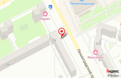 Зооцентр №1 на Ленинградском проспекте на карте