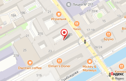 Элиен Трэвел на карте