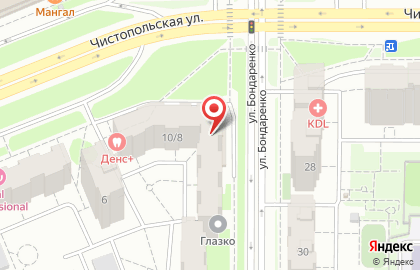 Торговая компания Теко на Чистопольской улице на карте