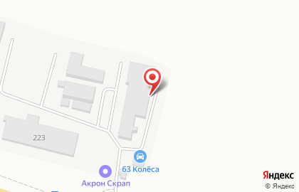 Торгово-производственная компания Акрон Металл Ресурс в Куйбышевском районе на карте
