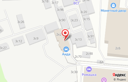 Юнипол на метро Авиамоторная на карте