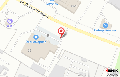 Магазин продуктов в Красноярске на карте