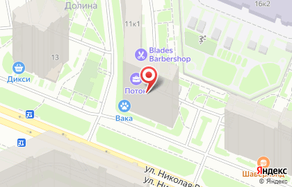 Продовольственный магазин на улице Николая Рубцова на карте