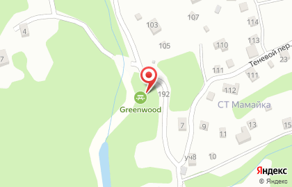 База отдыха Greenwood в Центральном районе на карте