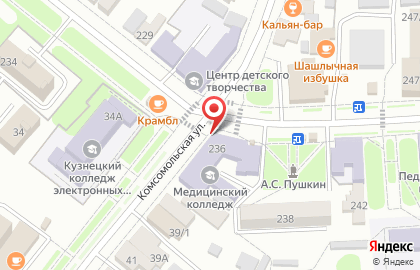 1C в Кузнецке на карте