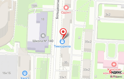 Торговый центр Охта на карте