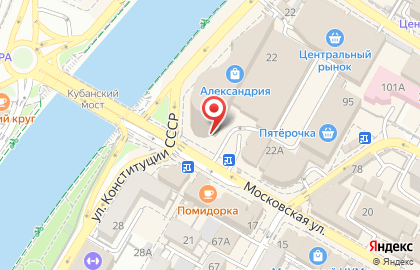 Аптека Озерки на Московской улице на карте