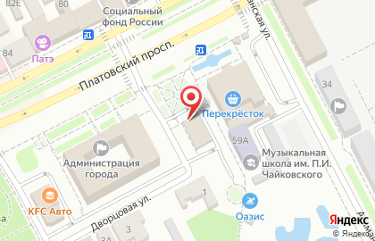 Ресторан быстрого питания Макдоналдс в Ростове-на-Дону на карте