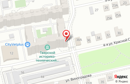 Салон красоты Феникс на улице Виноградова на карте