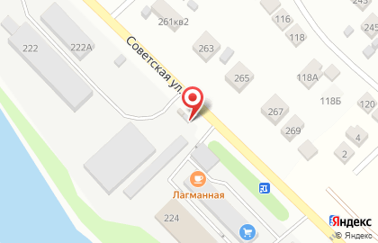 Шиномонтажная мастерская на Советской улице, 222 на карте