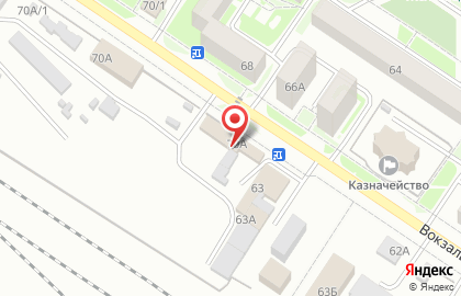 Шинный центр Vianor, шинный центр на Вокзальной улице на карте