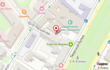 Храм Апостола Иоанна Богослова Храм на Бронной на карте