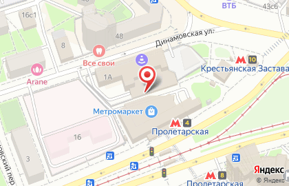 Магазин зоотоваров ZooMag.ru на Крестьянской заставе на карте