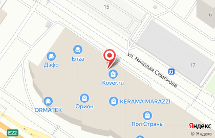 Мебельный салон LORENA кухни на улице Федюнинского на карте