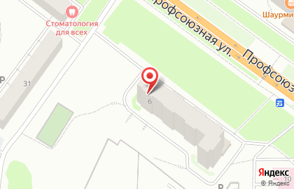 Отделение службы доставки Boxberry на Профсоюзной улице на карте