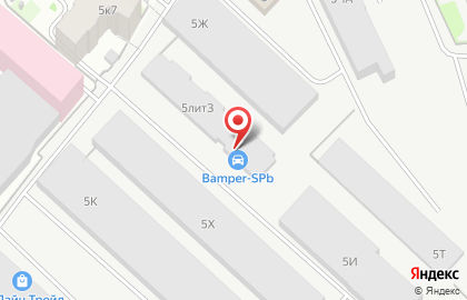 Магазин автозапчастей Bamper-SPB на карте