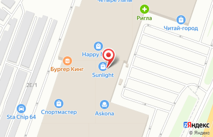 Palmetta в Ленинском районе на карте
