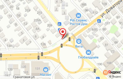 Магазин по продаже овощей и фруктов в Ростове-на-Дону на карте
