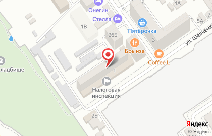 Научно-исследовательский институт экспертиз на улице Шевченко на карте