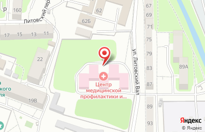Центр медицинской профилактики и реабилитации по Калининградской области на карте