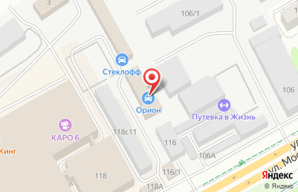 Орион на Московском тракте на карте