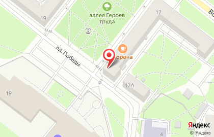 Продуктовый магазин в Москве на карте
