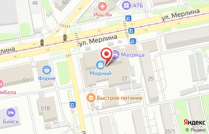 Магазин товаров для творчества и рукоделия Art & Hobby в Барнауле на карте