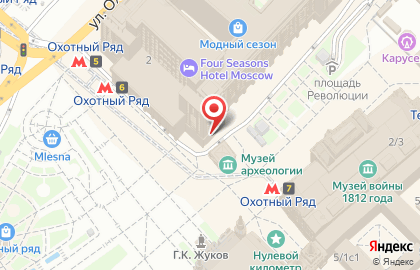 Ресторан Московский в Москве на карте