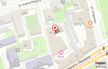 Лайм на проспекте Ленина на карте