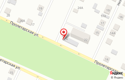 Пив-бар на Пролетарской улице на карте