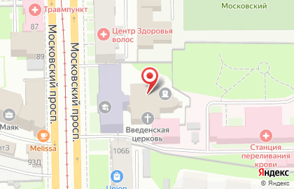 Аква-ресурс на Московском проспекте на карте