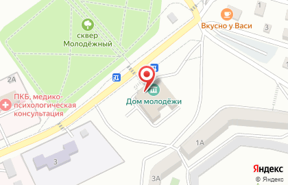Школа танцев First Line на улице Дзержинского на карте