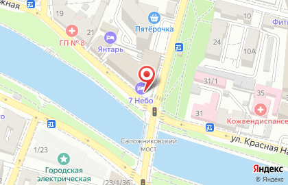 Ин.Турист-Астрахань на улице Красная Набережная на карте